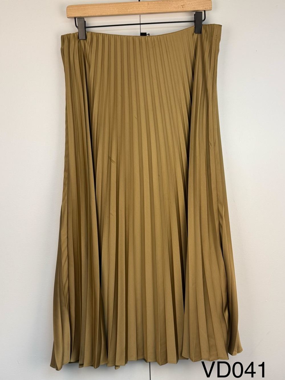 J.Crew Gwyneth Pleated Slip Skirt Camel L BN757